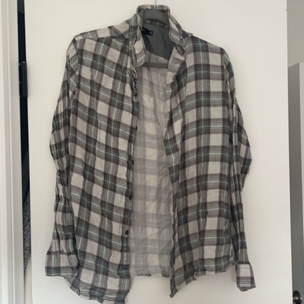 Long Sleeve Flannel Button Up